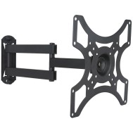 Wall Support for LCD LED 19-37' Full-Motion Black - TECHLY - ICA-LCD 2923B