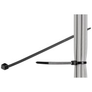 Cable Tie Nylon Patch 150X3.6 mm 100 pcs Black - TECHLY - ISWT-15035-BK