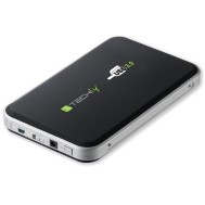 External HDD SATA 2.5 " Box OTB USB 3.0 Black - TECHLY - I-CASE SU3-25TY