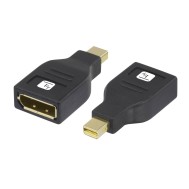 DisplayPort F / Mini DisplayPort M (Thunderbolt) 4K Adapter Black
