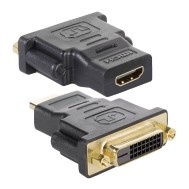 HDMI (F) to DVI-D (F) Adapter - TECHLY - IADAP HDMI-644