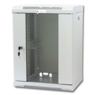 Wall Rack Cabinet 10" 9 unit with removable panels Grey  - TECHLY PROFESSIONAL - I-CASE EM-1009GPTY