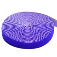 Velcro Cable Tie Roll Length 25 m Width 10 mm Blue - Techly - ISWT-ROLL-1025