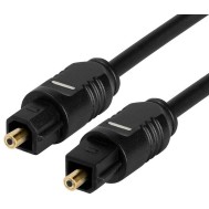Toslink Digital Optical Audio (SPDIF) 1 mt. ø 5 mm - TECHLY - ICOC DAC-306