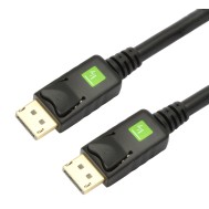 Audio/Video DisplayPort M/M 0.5m Black - Techly - ICOC DSP-A-005