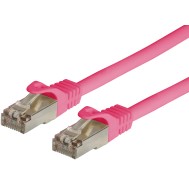 Network Patch Cable in CCA Cat.6 F/UTP 0,5m Pink Bulk - TECHLY PROFESSIONAL - ICOC CCA6F-005-PK