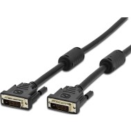Dual Link DVI digital (DVI-D) with ferrite 2 m - TECHLY - ICOC DVI-8100F