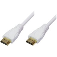 High Speed HDMI with Ethernet cable 0.5 m White  - TECHLY - ICOC HDMI-4-005NWT