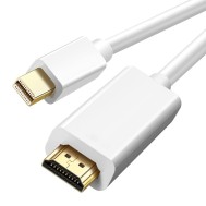 Monitor Cable Mini DisplayPort (Thunderbolt) / HDMI 2m White - TECHLY - ICOC MDP-020H