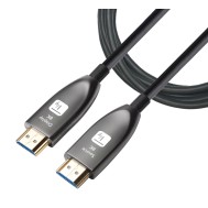 AOC Active Optical Cable HDMI™ 2.1 8K 48Gbps eARC HDMI™ A/A M/M 10m - TECHLY - ICOC HDMI-HY8-010