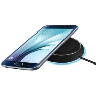 Qi Wireless Charger Base Circular Smartphone Black - TECHLY NP - I-CHARGE-WRLB