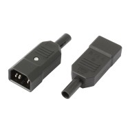 VDE Male Connectors (C14) - Techly - ICC VDE-MTY