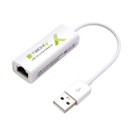 USB2.0 to Fast Ethernet 10/100 Mbps converter - Techly - IDATA ADAP-USB2TY2