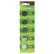 Button Lithium Battery CR2016 (set of 5 pcs) - TECHLY - IBT-KCR2016