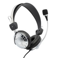 Stereo Headphone with Microphone and Volume Control - Techly - ICC-SH-517TY