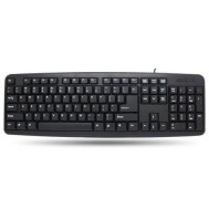 PS2 Keyboard 104 keys American Layout Black - Techly - IDATA 955-AM-BK