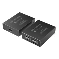 4-port High-Speed USB 2.0 Extender on 150m Cat.6 cable - TECHLY - IUSB-EXTEND1504P