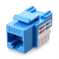 Keystone Jack RJ45 Cat.6 UTP IDC 90° Blue - TECHLY PROFESSIONAL - IWP-MD C6/BLT