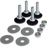 4 Leveling Feet kit for EW series cabinets - TECHLY PROFESSIONAL - I-CASE FEET-EW