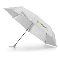 Grey folding umbrella with Techly logo - Techly - I-TLY-OMBG