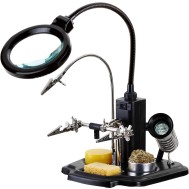 Soldering Kit with LED Lamp - Techly - I-TOOL-SD-241TY