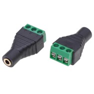 3.5 mm Stereo Female Terminal Block 3 pin Audio Adapter - TECHLY - IADAP TB3T-AU35F