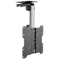 Fold-Up Retractable Ceiling Mount for TV LED/LCD 17"-37" Black - TECHLY - ICA-CPLB 222