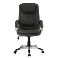 Padded Directional Armchair with Armrests, Black - TECHLY - ICA-CT 028BK