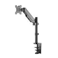 Desk Support for 17-32" Monitor with black gas spring - TECHLY - ICA-LCD 515B