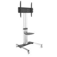 Floor Stand with Shelf Trolley TV LCD/LED/Plasma 50-92" - TECHLY - ICA-TR156