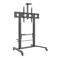 TV Floor Stand with Adjustable Height for TVs from 52 to 110'' - Techly - ICA-TR230