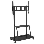 Floor Stand for LCD/LED/Plasma TV 55-100" with shelf - TECHLY - ICA-TR28
