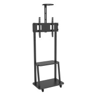 Floor Support with Shelf for LCD/LED/Plasma TV 32-70" - TECHLY - ICA-TR33