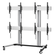 Floor support for 4 LCD/LED 45-55" TV - Techly - ICA-TR 446W