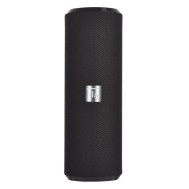 Portable Bluetooth Tube Speaker with FM Radio MicroSD Reader USB 10W Black - TECHLY - ICASBL21BKT