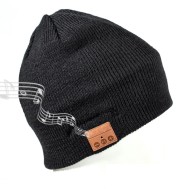 Bluetooth Beanie Cap with Stereo Headset and Microphone - TECHLY NP - ICC SB-HAT-MBK