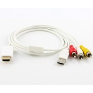 HDMI to Composite Video Adapter + USB - TECHLY - ICOC HDMI-RCAU