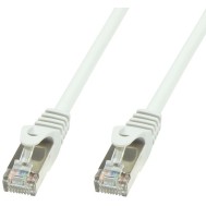 Copper Patch Cable Cat.6 White SFTP LSZH 0.5m - TECHLY PROFESSIONAL - ICOC LS6-005-WHT