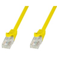 Copper Patch Cable Cat.6 UTP 0.3m Yellow - TECHLY PROFESSIONAL - ICOC U6-6U-003-YET