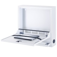 Security Box for Notebooks and Lim's accessories Basic White RAL 9016 - TECHLY PROFESSIONAL - ICRLIM04W2