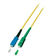 OS2 Singlemode Fiber Optic Cable SC-APC / SC-UPC 9/125 2m - TECHLY PROFESSIONAL - ILWL D9-M-020TY