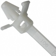 Cable Ties Clip 200x4,8mm with Quick Coupling Nylon 100 pcs White - Techly - ISWTW-20048A