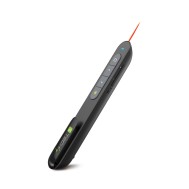 Wireless presenter with integrated laser pointer with lithium battery built-in - TECHLY - ITC-LASER76