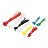 Kit Multicolor Nylon Cable Ties 200 pcs - TECHLY - ISWT-SET-CL