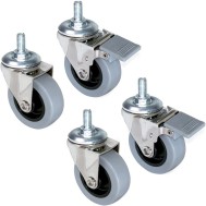 Kit 4 Wheels for EW Cabinet Series for Pin M10 - TECHLY PROFESSIONAL - I-CASE CASTOR/EW