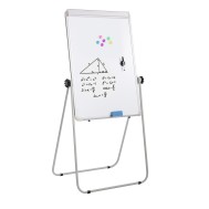 Double-Sided Magnetic Whiteboard Portable Flipchart 70x100 cm with Stand - TECHLY - ICA-FP 6670