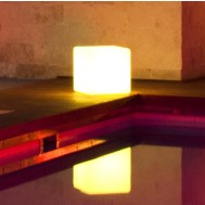 Outdoor LED Lamp Furniture - Cube - TECHLY - I-LED CUBE