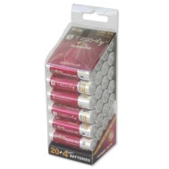 Multipack 24 Power Plus Batteries Stylus AA Alkaline LR06 1.5V - TECHLY - IBT-KAP-LR06-B24T