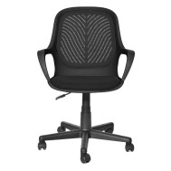 Office Chair with Low Back Black - TECHLY - ICA-CT MC08BK