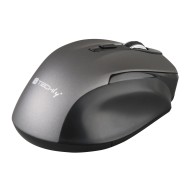 Wireless Optical Mouse 1600dpi Blister Gray - TECHLY - IM 102-WGR
